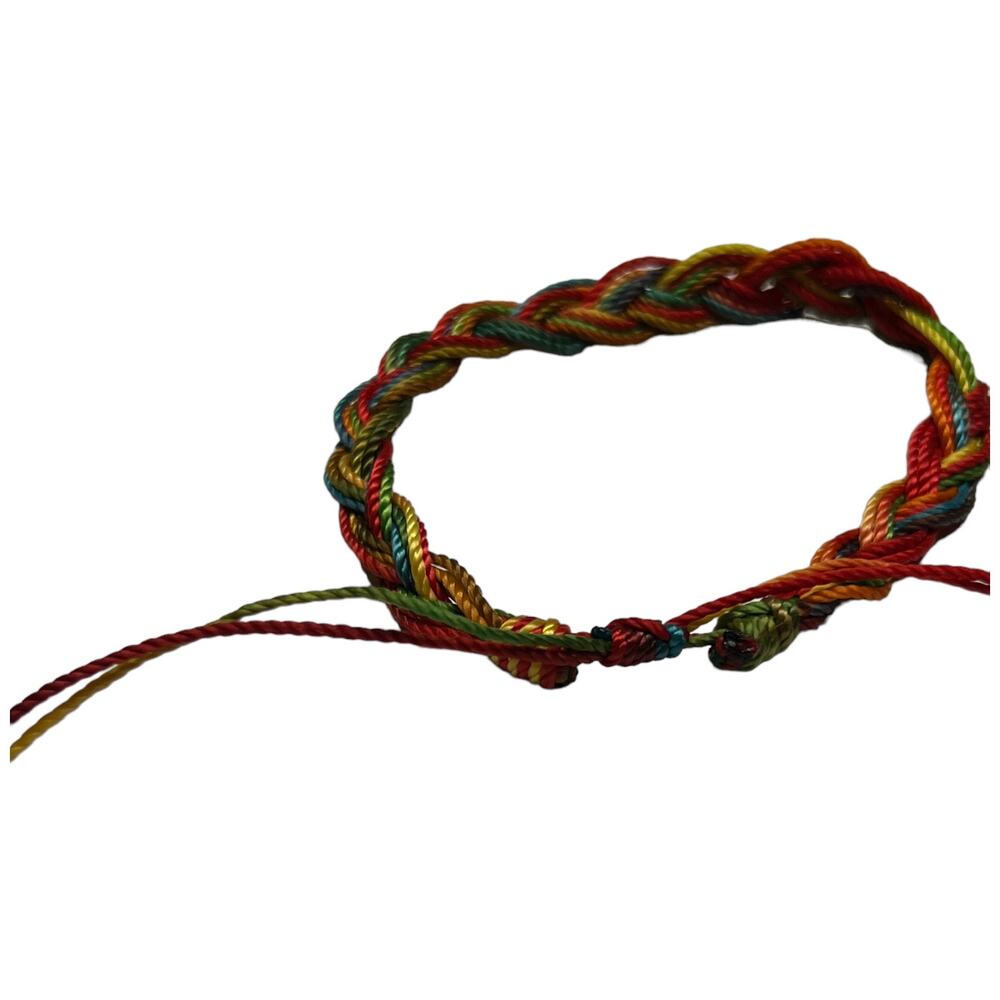 Braided Multicolor Rope Bracelet - Picture 5 of 6